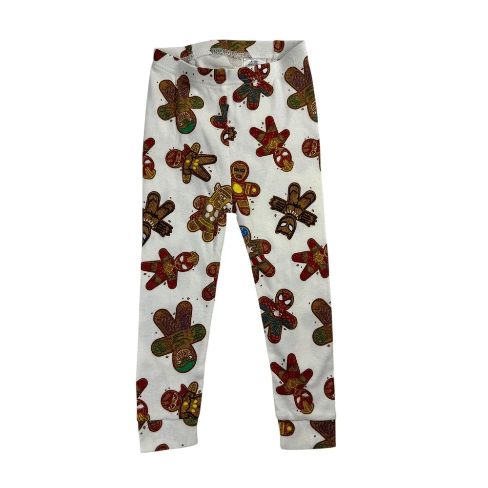 Baby Gap Marvel Gingerbread Man Pajamas Long Sleeve Pants Set Kids‎ Size 2